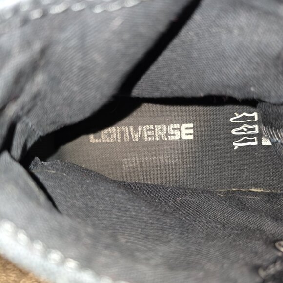 Converse Chuck Taylor All Star High Top Black Canvas Sneakers Men’s 7 Women’s 9 - Picture 7 of 13
